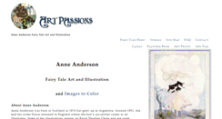 Desktop Screenshot of anderson.artpassions.net